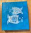 Fair Trade Handmade Nepali Lokta Paper Set of Four Mini Tibetan Design Notebooks