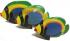 Shoal of 3 Colourful Wooden Hand painted Balinese Tropical Kissing Fish Ornament