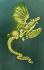 Fair Trade Embroidered Green Dragon T Shirt ( Green T Shirt)