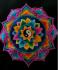 Fair Trade Embroidered Yin Yang Mandala T Shirt ( Black T Shirt)