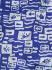 Kids Colourful Cotton Elasticated Children's Blue Ocean Print Trousers - Fair Trade
