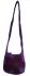 Purple Felt Daisy Shoulder Bag / Handbag - Fair Trade - Handmade Lovely & Tactile