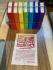 Handmade Nepali Lokta Paper Set of Seven Rainbow Chakra Mini Tibetan Design Notebooks