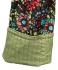 Kantha Jacket - Cotton Quilted Summer Weight Green Geometric Flowers Reversible Indian Kantha Jacket - Fair Trade - Available in sizes 8 -18