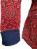 Kantha Jacket - Cotton Quilted Summer Weight Red Classic Geometric Design Reversible Indian Kantha Jacket - Fair Trade - Available in sizes 8 - 18
