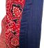 Kantha Jacket - Cotton Quilted Summer Weight Red Classic Geometric Design Reversible Indian Kantha Jacket - Fair Trade - Available in sizes 8 - 18