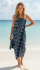Sarong Beach Coverup Batik from Bali Large Size Black & Blue