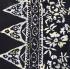 Sarong Beach Coverup Batik from Bali Large Size Black & Blue