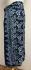 Sarong Beach Coverup Batik from Bali Large Size Black & Blue