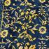 Sarong Beach Coverup Batik from Bali Large Size Midnight Blue & Orange