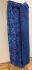 Sarong Beach Coverup Batik from Bali Large Size Dark Blue Flower Design