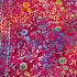 Sarong Beach Coverup Bali Batik Large Size Pink Multicoloured Flowers