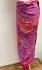 Sarong Beach Coverup Bali Batik Large Size Pink Multicoloured Flowers