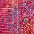 Sarong Beach Coverup Bali Batik Large Size Pink Multicoloured Flowers