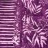 Sarong Beach Coverup Batik from Bali Large Size Purple Leaf Design