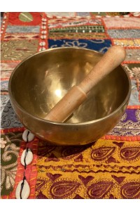 Large Handbeaten Tibetan Singing Bowl - Lunar Harmony Singing Bowl - Handcrafted in Kathmandu Large Handbeaten Tibetan Singing Bowl - Lunar Harmony Singing Bowl - Handcrafted in Kathmandu