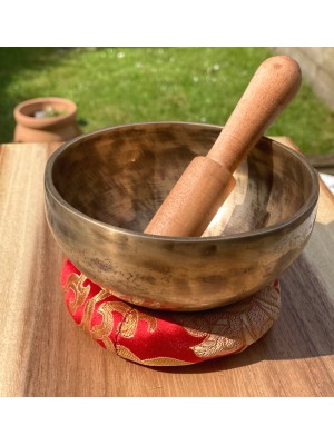 Medium Handbeaten Vintage Tibetan Singing Bowl - Handcrafted in Kathmandu