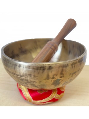 Small Handbeaten Vintage Tibetan Singing Bowl - Handcrafted in Kathmandu