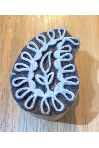 Indian Paisley Design Hand Carved Wooden Printing Blocks  - Fair Trade
