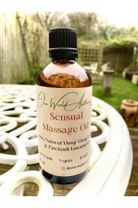 Sensual Aromatherapy Massage Oil containing Ylang Ylang, Orange & Patchouli Essential Oils - Fair Trade - Vegan - Cruelty Free Sensual Aromatherapy Massage Oil containing Ylang Ylang, Orange & Patchouli Essential Oils - Fair Trade - Vegan - Cruelty Free