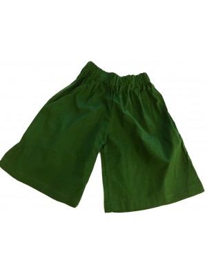 Kids Plain Green Shorts Ages 1 - 5 - Fair Trade Kids Plain Green Shorts Ages 1 - 5 - Fair Trade