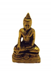 Fair Trade Hand Cast Brass Buddha Figurine from Kathmandu, Nepal