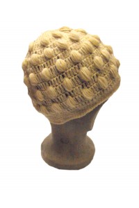 Fair Trade New Style Cream Bobbly Bobble Hat - Fleece lined - Hand Knitted - 100% Fairtrade Wool Fair Trade New Style Cream Bobbly Bobble Hat - Fleece lined - Hand Knitted - 100% Fairtrade Wool