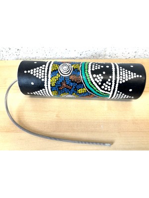 Thunder Drum / Spring Drum _ Large Size - Brightly Painted - Fair Trade from Bali 