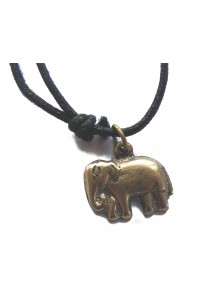 Lucky Hand Cast Bronze Elephant pendant necklace. Handmade in Kathmandu, Nepal. Lucky Hand Cast Bronze Elephant pendant necklace. Handmade in Kathmandu, Nepal.