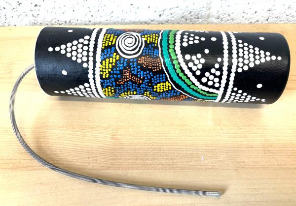 Thunder Drum / Spring Drum _ Large Size - Brightly Painted - Fair Trade from Bali 