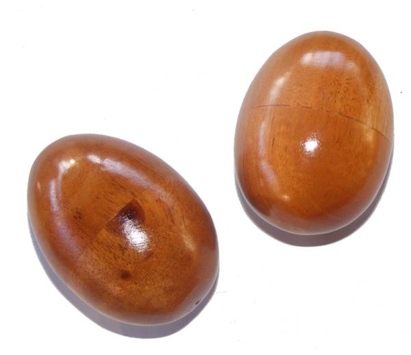 Wooden Shaky Eggs ( Egg Shakers) - pair - Fair Trade