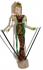 Genuine Traditional pair of Rama and Sinta Wayang Golek Rod Puppets