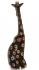 Fair Trade Hand Carved Wooden Sitting Giraffe - choices of 3 sizes