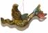 Hand Carved Balinese Green and Gold Barong ( Mythological Dragon )