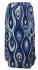 Fair Trade Cotton Jersey Elasticated Retro Spiral Skirt - Shades of Blue