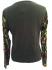 Fair Trade Green Jersey Cotton Retro Spiral Ladies Long Sleeve Top 