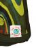 Fair Trade Green Jersey Cotton Retro Spiral Ladies Long Sleeve Top 