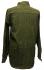 Light Green / Dark Green Striped Blockprint Cotton Mens Long Sleeve Shirt - Fair Trade