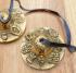 Golden Eight Auspicious Signs Tibetan Buddhist Tingsha Bells  - Beautiful Sound - Fair Trade from Kathmandu