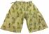 Kids 3/4 Length Sandy Giraffe Design Trousers  Ages 1 - 5 - Fair Trade