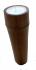 Large Bamboo Church Candle - Beautiful Vanilla Scented Tabletop Refillable Candle - Fair Trade