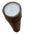 Large Bamboo Church Candle - Beautiful Vanilla Scented Tabletop Refillable Candle - Fair Trade