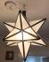 Moroccan Classic Star Lampshade with white glass from Marrakesh - 2 sizes