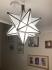 Moroccan Classic Star Lampshade with white glass from Marrakesh - 2 sizes