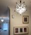 Moroccan Classic Star Lampshade with white glass from Marrakesh - 2 sizes