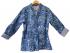 Kantha Jacket - Cotton Quilted Summer Weight Blue & White Flowers Reversible Indian Kantha Jacket - Fair Trade - Available in sizes 8 - 18