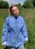 Kantha Jacket - Cotton Quilted Summer Weight Blue & White Flowers Reversible Indian Kantha Jacket - Fair Trade - Available in sizes 8 - 18
