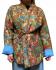 Kantha Jacket - Cotton Quilted Summer Weight Brown Geometric Flowers Reversible Indian Kantha Jacket - Fair Trade - Available in sizes 8 -18