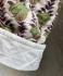 Kantha Jacket - Cotton Quilted Summer Weight Green & White Flowers Reversible Indian Kantha Jacket - Fair Trade - Available in sizes 8 -18