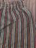 Green / Black Striped Cotton Casual Unisex Trousers Lightweight Summer Baggies
